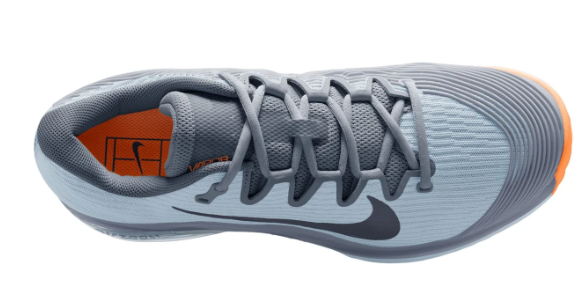 Nike Vapor 12 Men's Clay Court Tennis Shoes - Ashen Slate & Obsidian