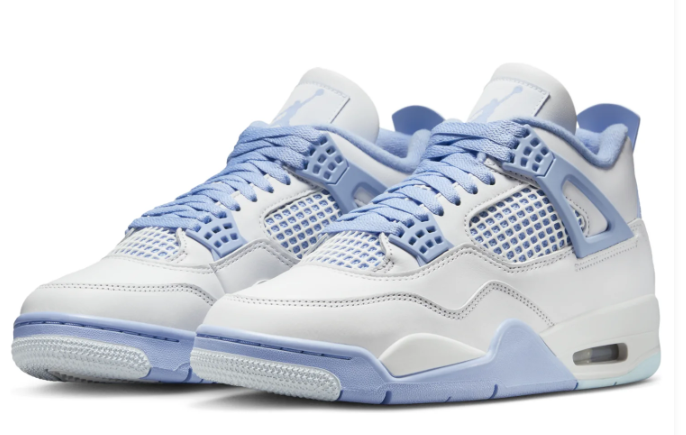 Air Jordan 4 Women's Sneakers - Forget Me Not
