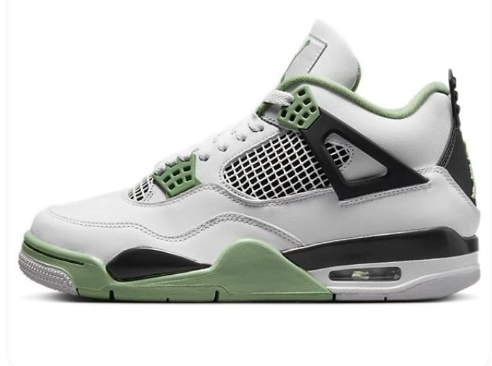 Air Jordan 4 Retro Women's Sneakers - Seafoam