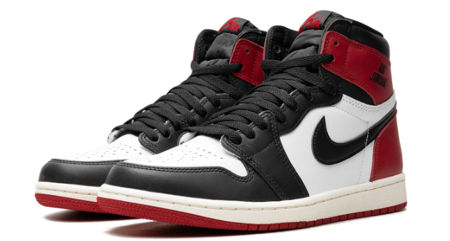 Air Jordan 1 High OG Sneakers - Black Toe Reimagined