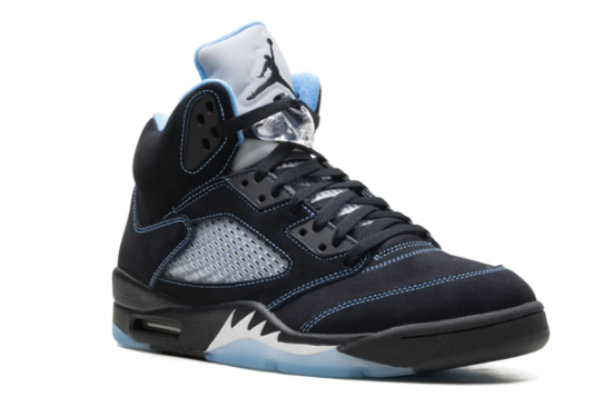 Air Jordan 5 Sneakers - Black/University Blue 2026