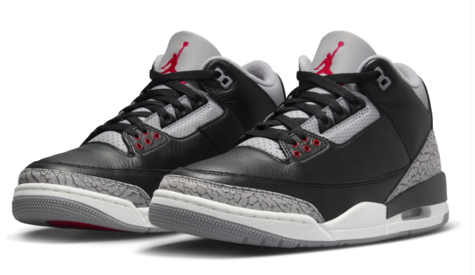 Air Jordan 3 OG 'Black Cement' 2024 Sneakers