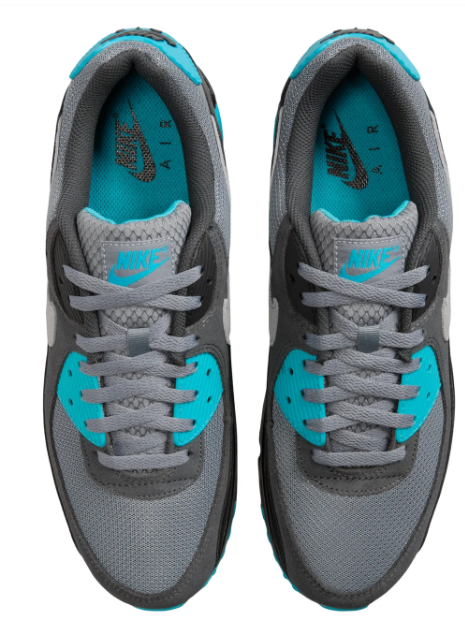Nike Air Max 90 Sneakers - Cool Grey/Dusty Cactus/Black