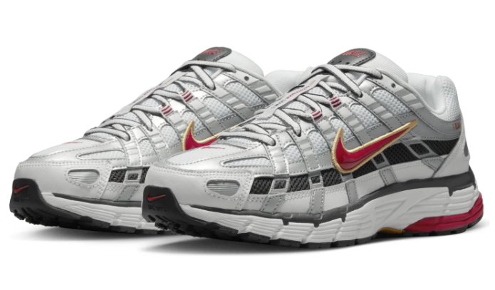 Nike P-6000 CNPT Women's Sneakers - Metallic Silver Red