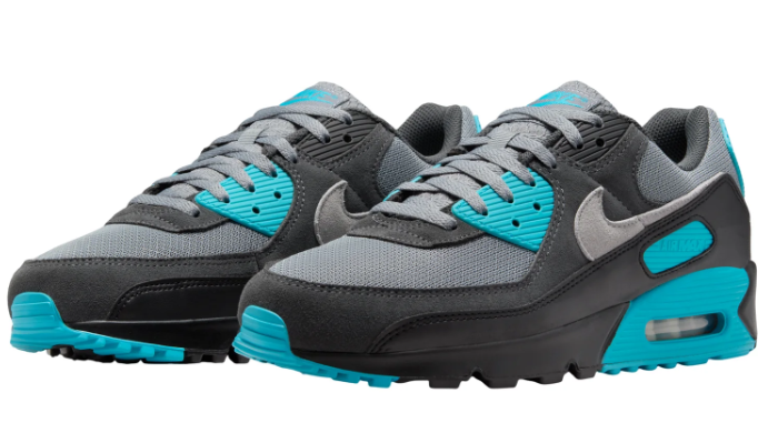 Nike Air Max 90 Sneakers - Cool Grey/Dusty Cactus/Black