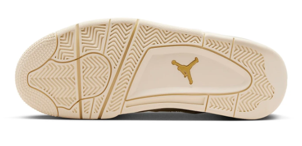 Air Jordan 4 Retro 'Metallic Gold' Women's Sneakers