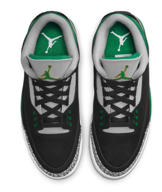Air Jordan 3 Retro 'Pine Green' Sneakers