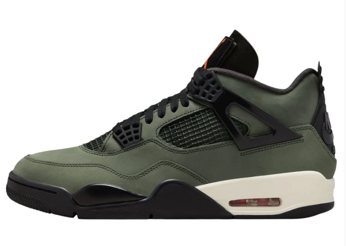 Air Jordan 4 x Undefeated Sneakers - Deep Green 2025