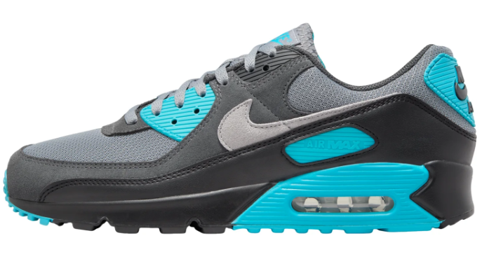Nike Air Max 90 Sneakers - Cool Grey/Dusty Cactus/Black