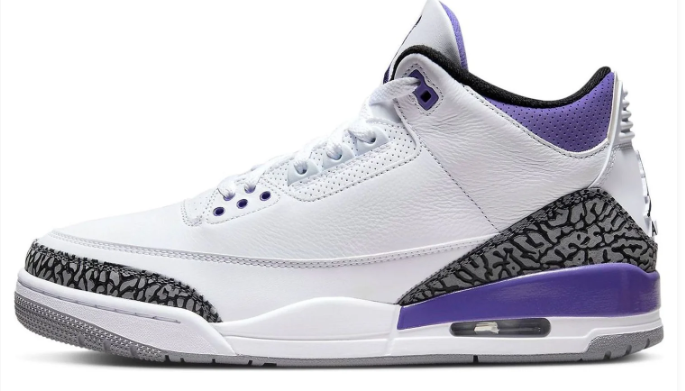 Air Jordan 3 Retro 'Dark Iris' Sneakers