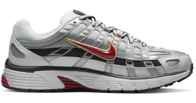 Nike P-6000 CNPT Women's Sneakers - Metallic Silver Red