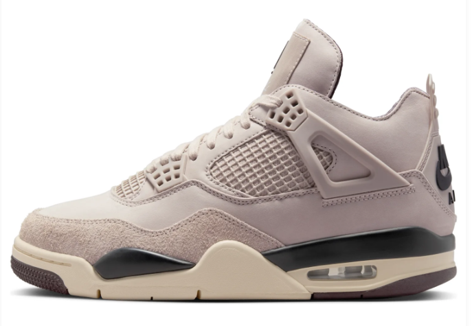 Air Jordan 4 x A Ma Maniére Women's Sneakers - Fossil Stone