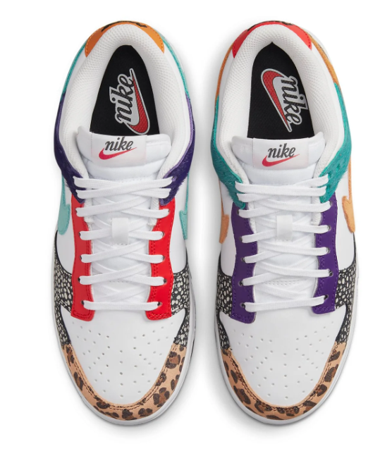 Nike Dunk Low SE Women's Sneakers - Safari Mix