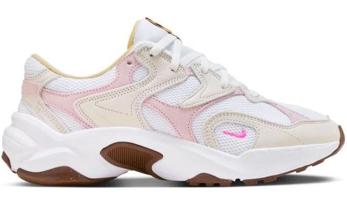 Nike AL8 Women's Sneakers - White Pink Brown