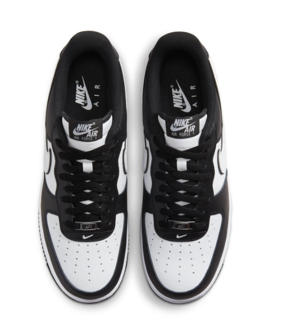 Nike Air Force 1 Low '07 Sneakers - Panda Black and White