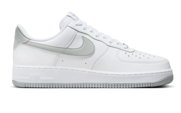 Nike Air Force 1 Low '07 Sneakers - White and Wolf Grey