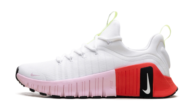 Nike Free Metcon 6 Women's Sneakers - White, Volt & Pink