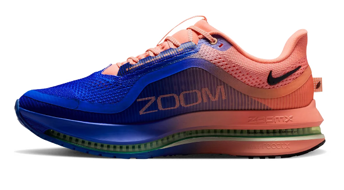 Nike Pegasus Premium Running Shoes - Blue and Coral