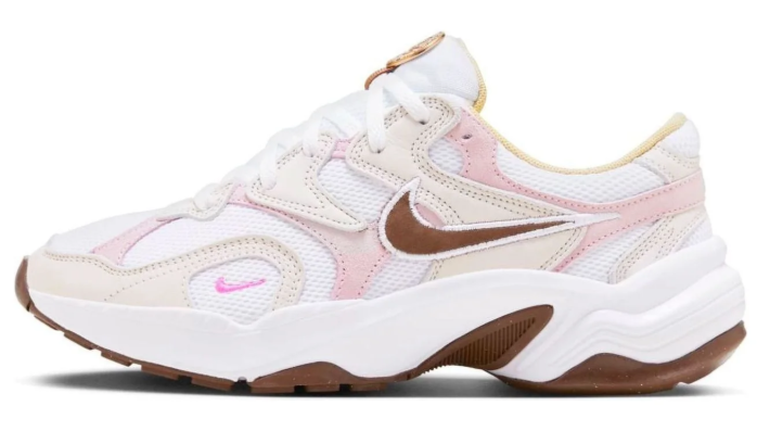 Nike AL8 Women's Sneakers - White Pink Brown