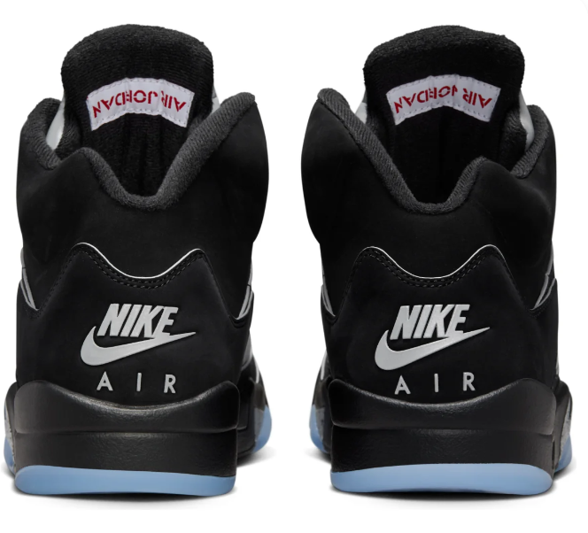 Air Jordan 5 Retro OG Sneakers - Black Metallic Reimagined