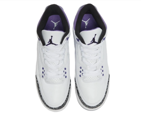 Air Jordan 3 Retro 'Dark Iris' Sneakers